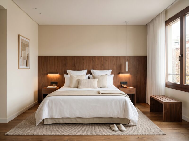 Hotel Rooms designed and built by ARK Civil and Interiors