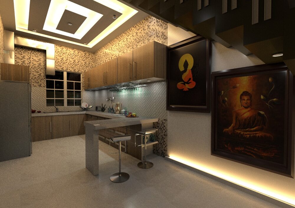 Kitchen interior work by ARK